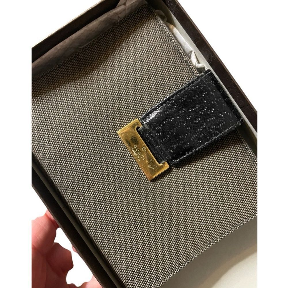 GUCCI Canvas Day Planner Cover | grey